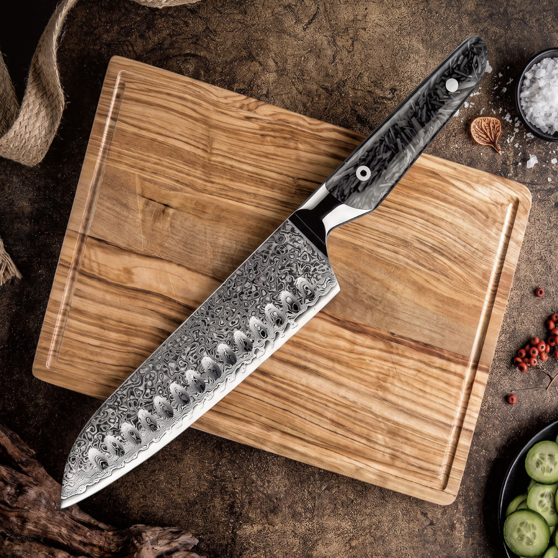 Couteau Santoku