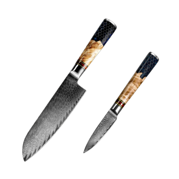 Couteau Japonais Set de 2 | Collection Koi