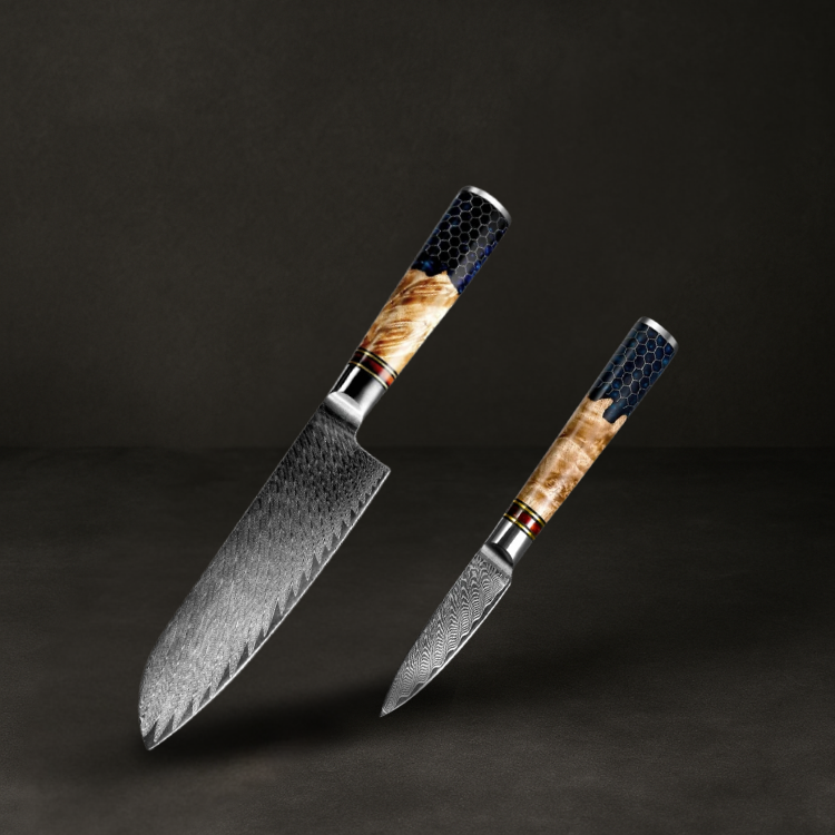 Couteau Japonais Set de 2 | Collection Koi