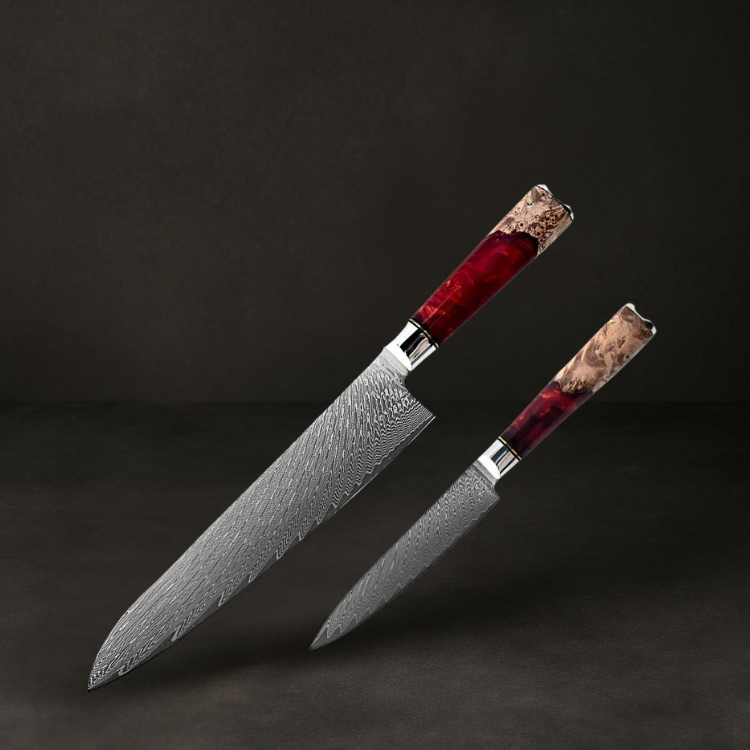 Set de 2 Couteaux Japonais Gyuto & Office | Collection Tora