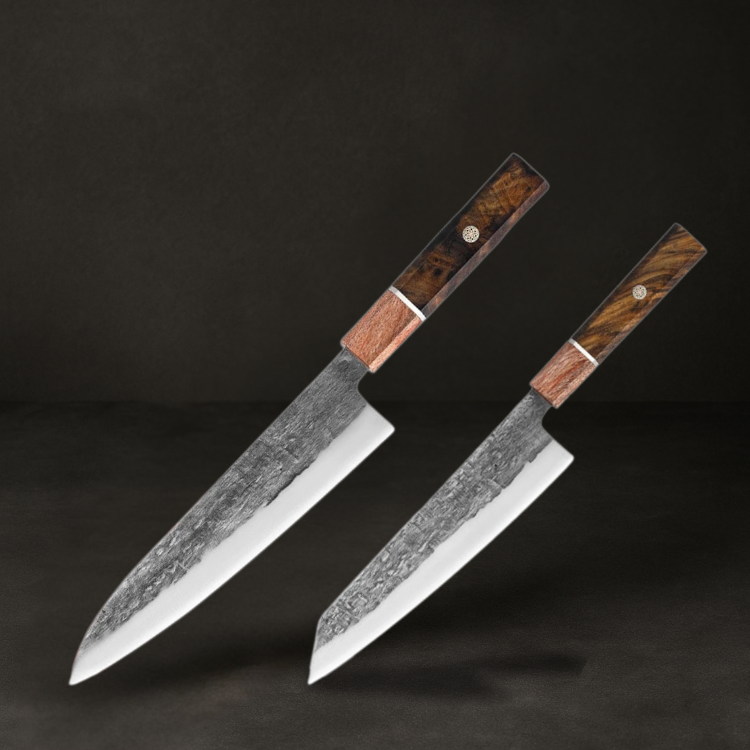 Couteau Japonais Set de 2 | Collection Katagami