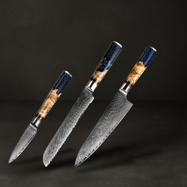 Couteau Japonais Set de 3 | Collection Koi