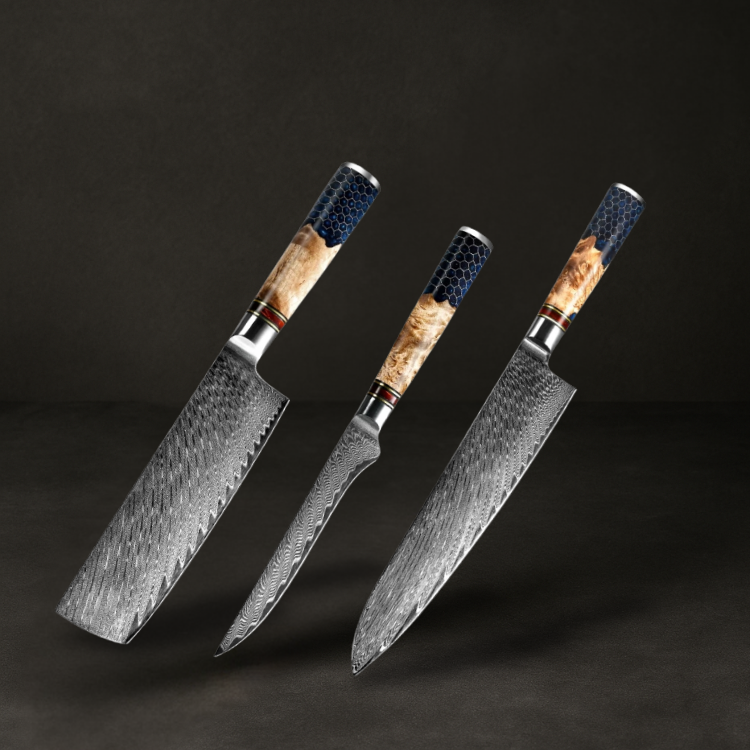 Couteau Japonais Set de 3 | Collection Koi