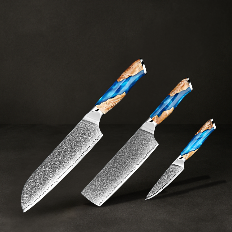 Couteau Japonais Set de 3 | Collection Hayate