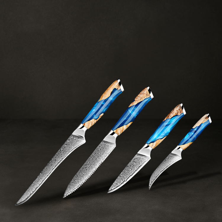 Couteau Japonais Set de 4 | Collection Hayate
