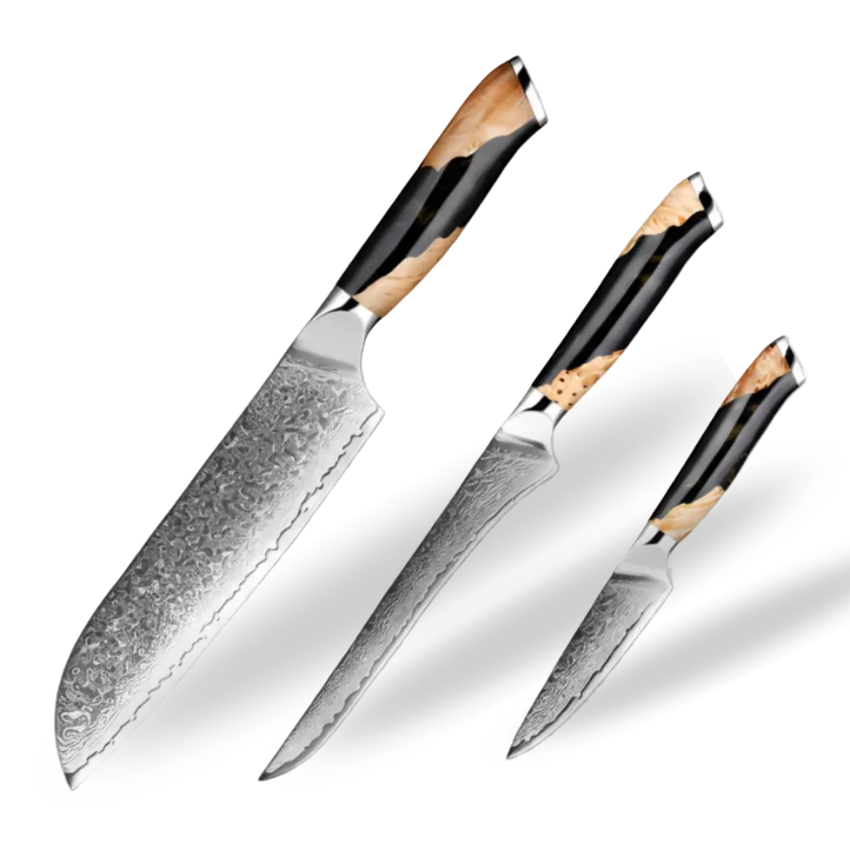 Couteau Japonais Set de 3 | Collection Ume