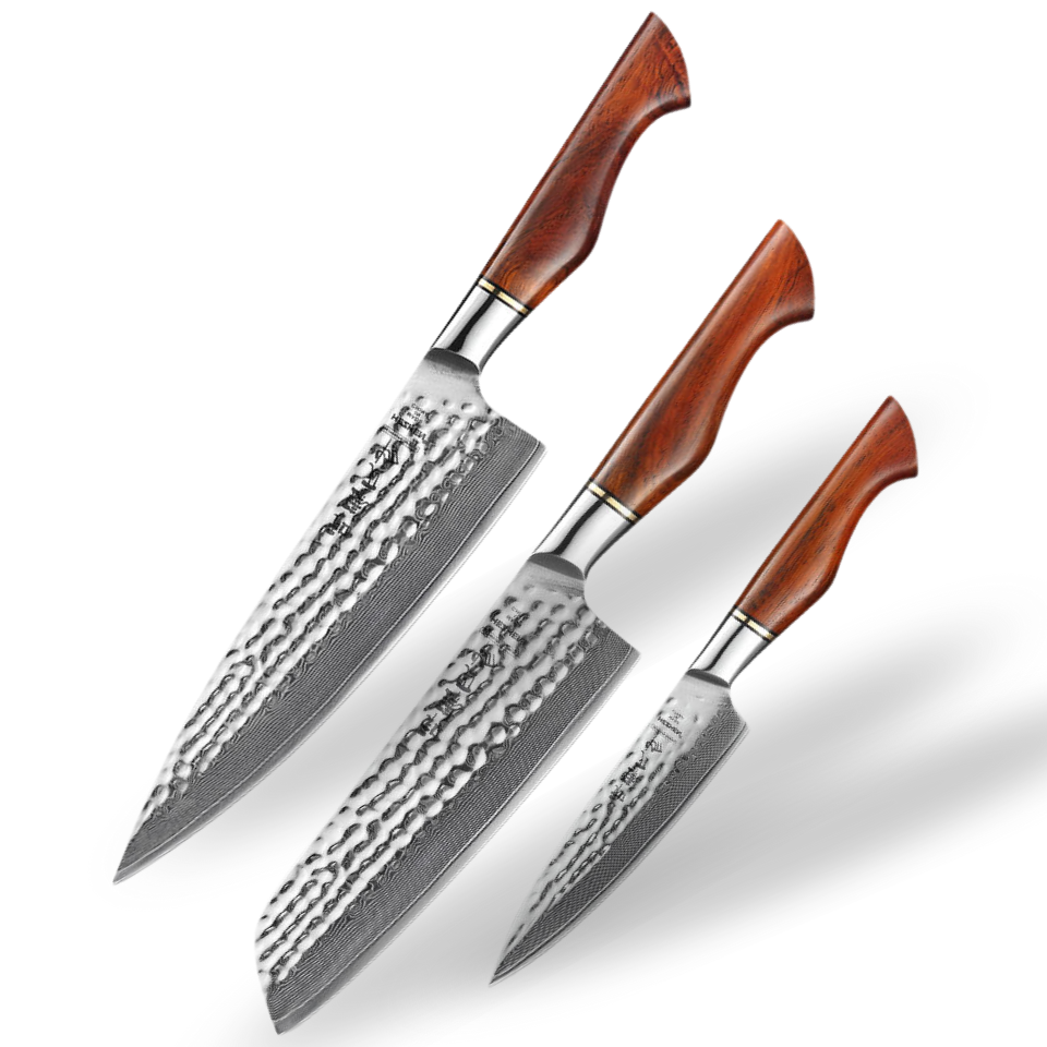 Couteau Japonais Set de 3 | Collection Aizome