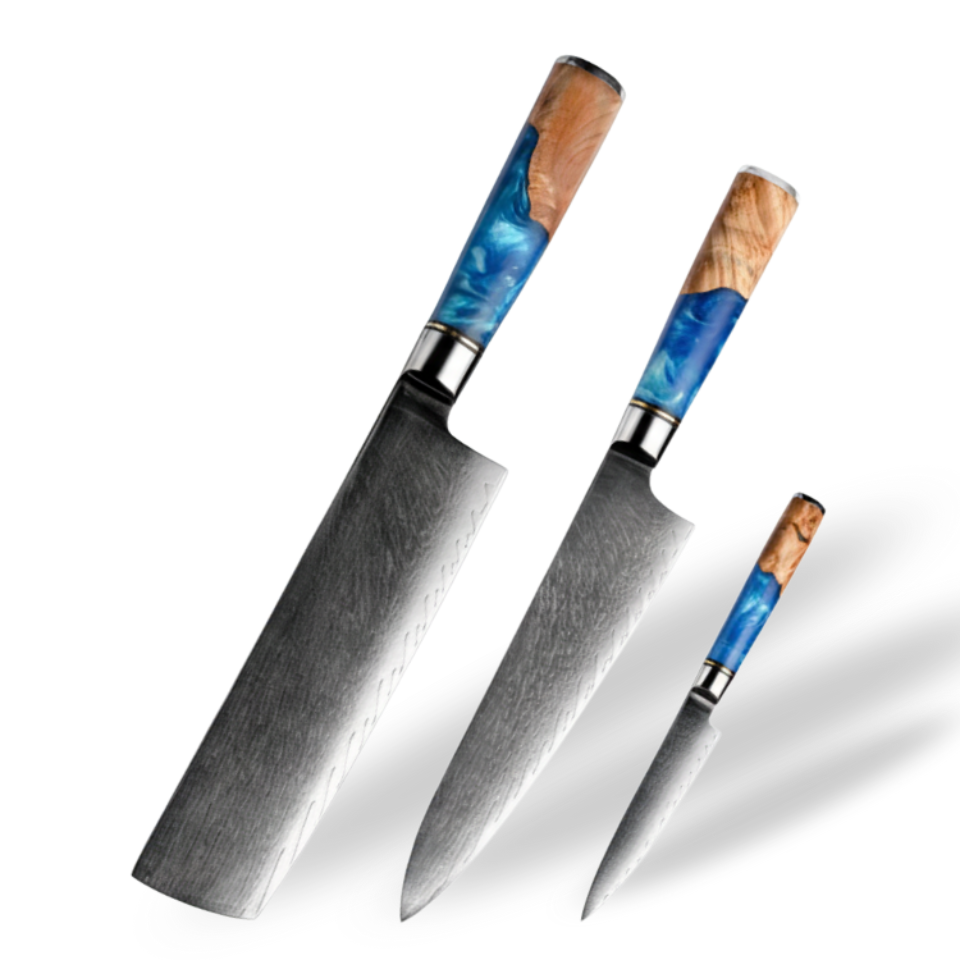 Couteau Japonais Set de 3 | Collection Fuji