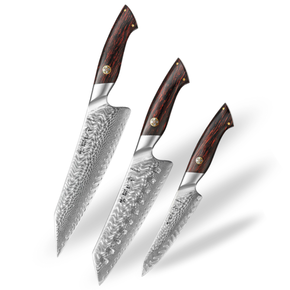 Couteau Japonais Set de 3 | Collection Kiri