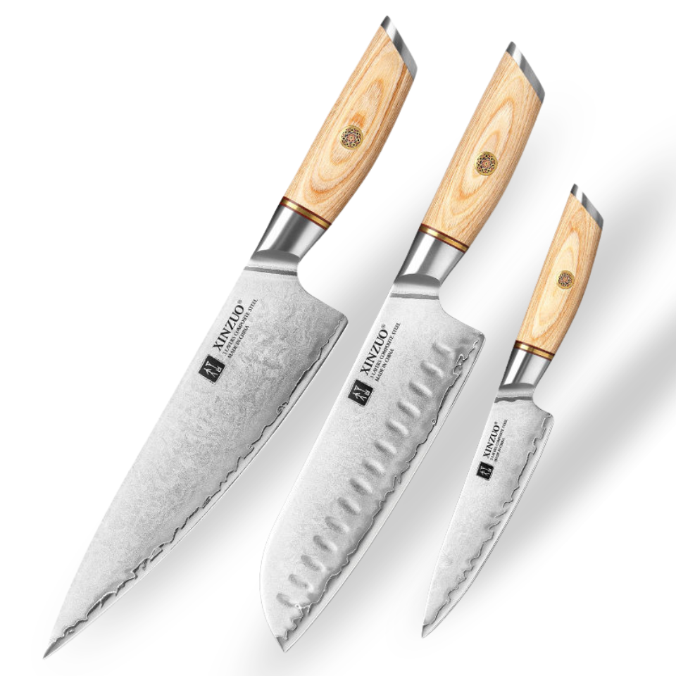 Couteau Japonais Set de 3 | Collection Arashi