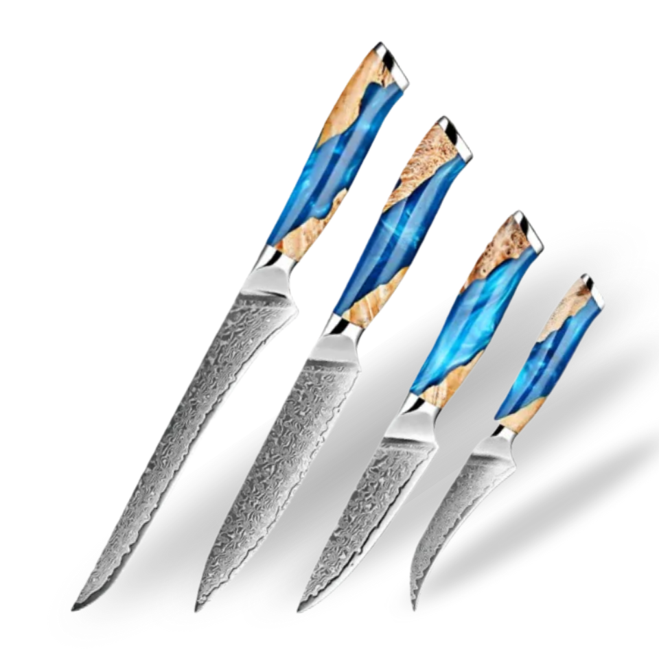 Couteau Japonais Set de 4 | Collection Hayate