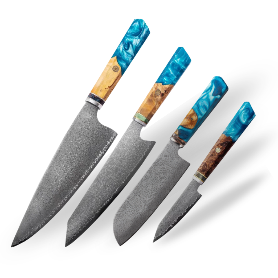 Couteau Japonais Set de 4 | Collection Hattori