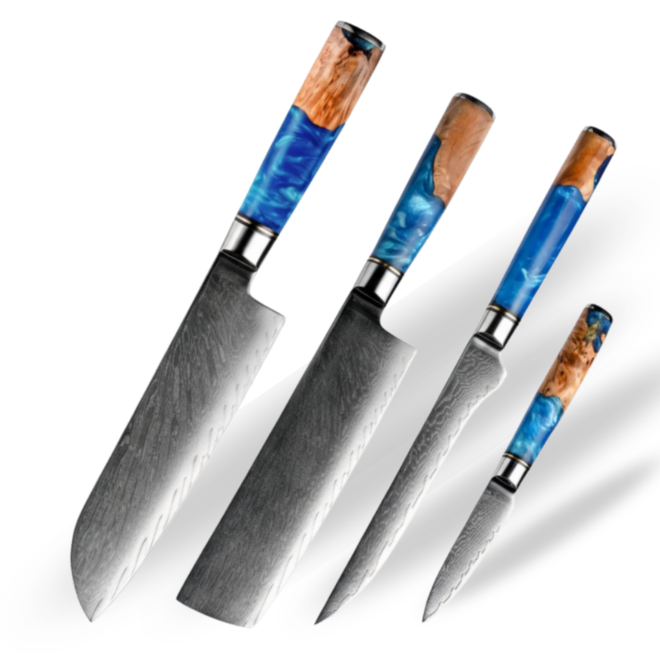 Couteau Japonais Set de 4 | Collection Fuji