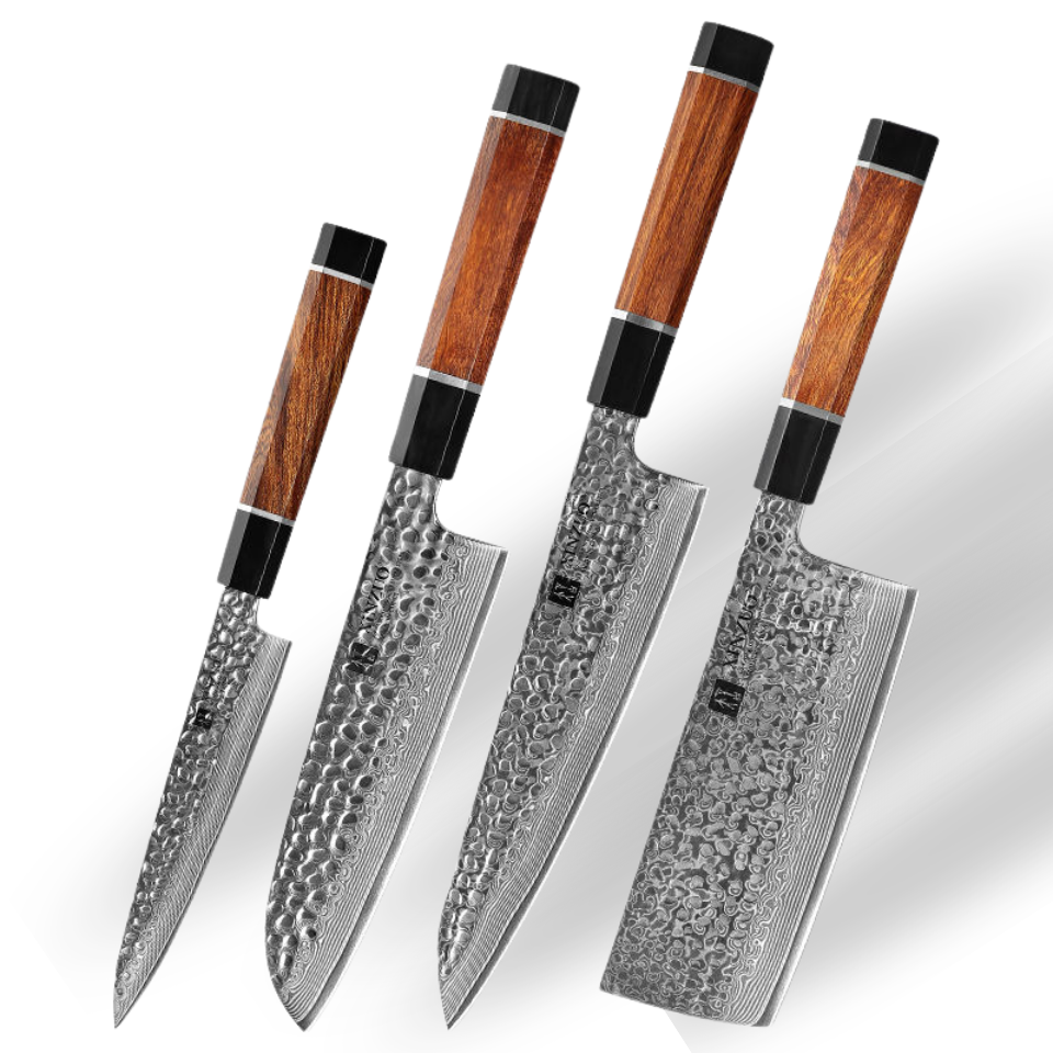 Couteau Japonais  set de 4 | Collection Katagami