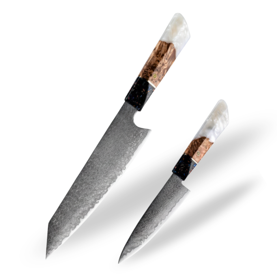 Couteaux Japonais Set de 2 Kiritsuke & Office | Collection Yuzen