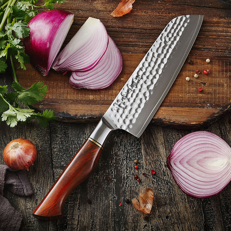 Couteau Japonais Santoku | Aizome