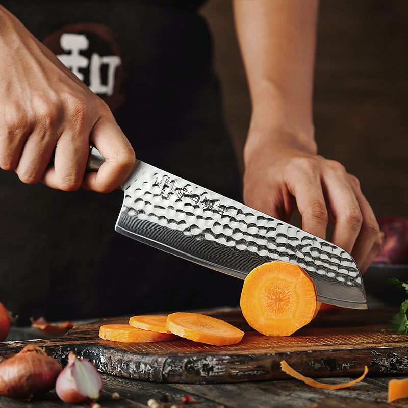 Couteau Japonais Santoku | Aizome