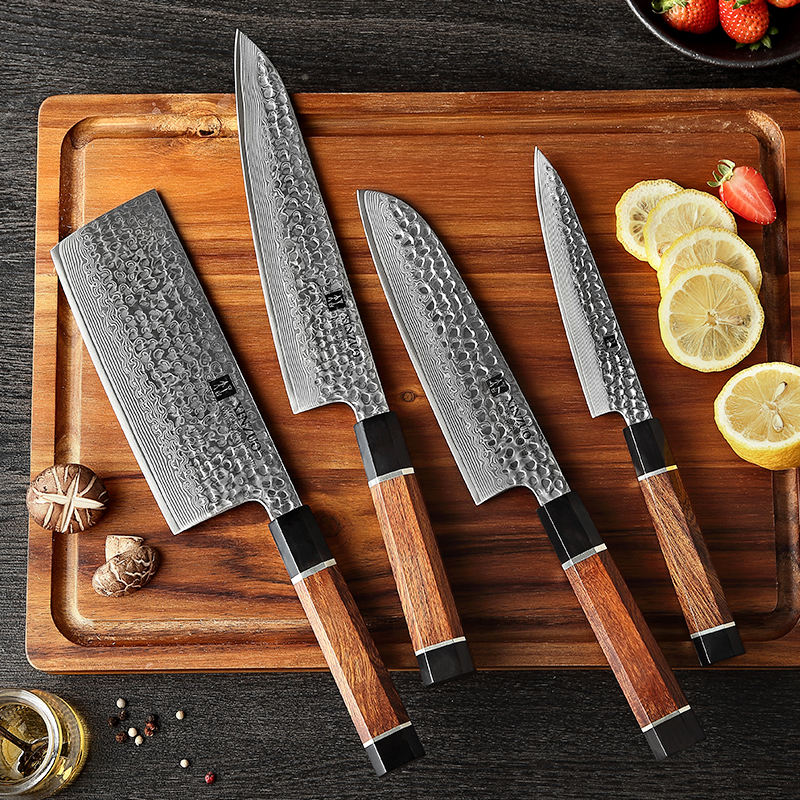 Couteau Japonais  set de 4 | Collection Katagami
