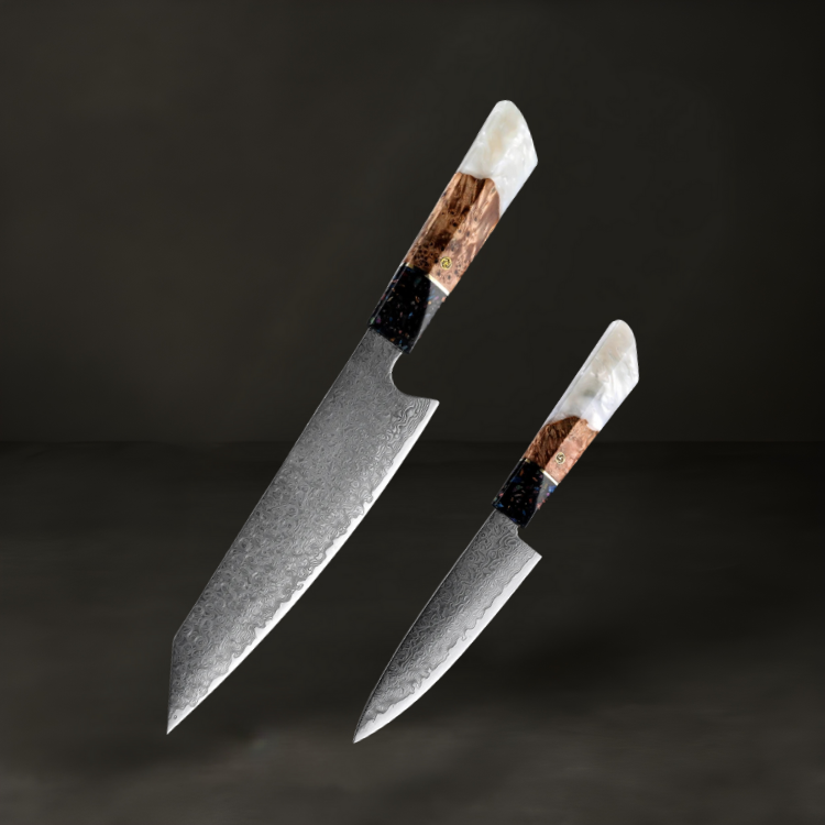 Couteaux Japonais Set de 2 Kiritsuke & Office | Collection Yuzen