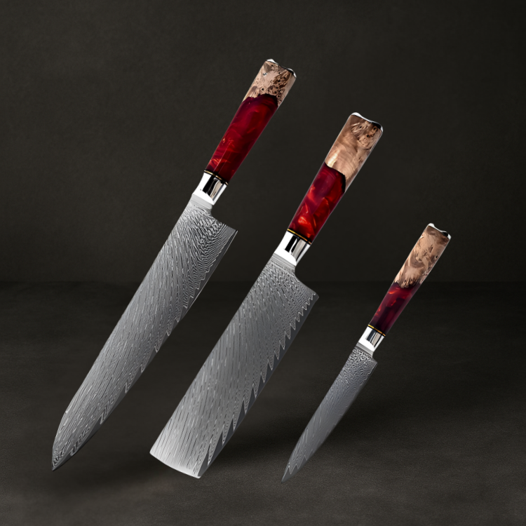 Couteau Japonais Set de 3 | Collection Tora