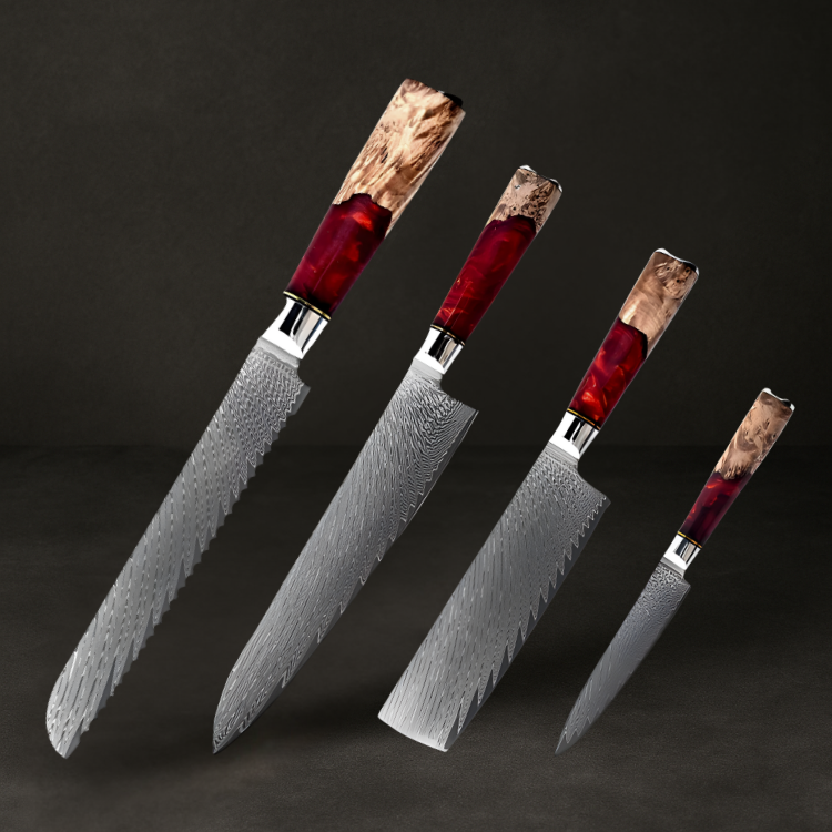 Couteau Japonais Set de 4 | Collection Tora