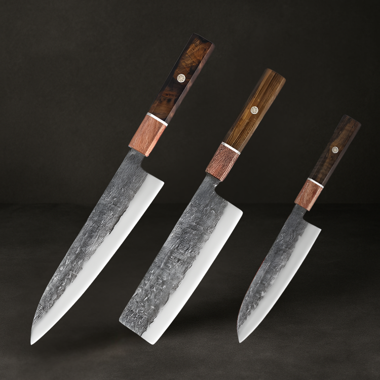 Couteau Japonais set de 3 | Collection Katagami
