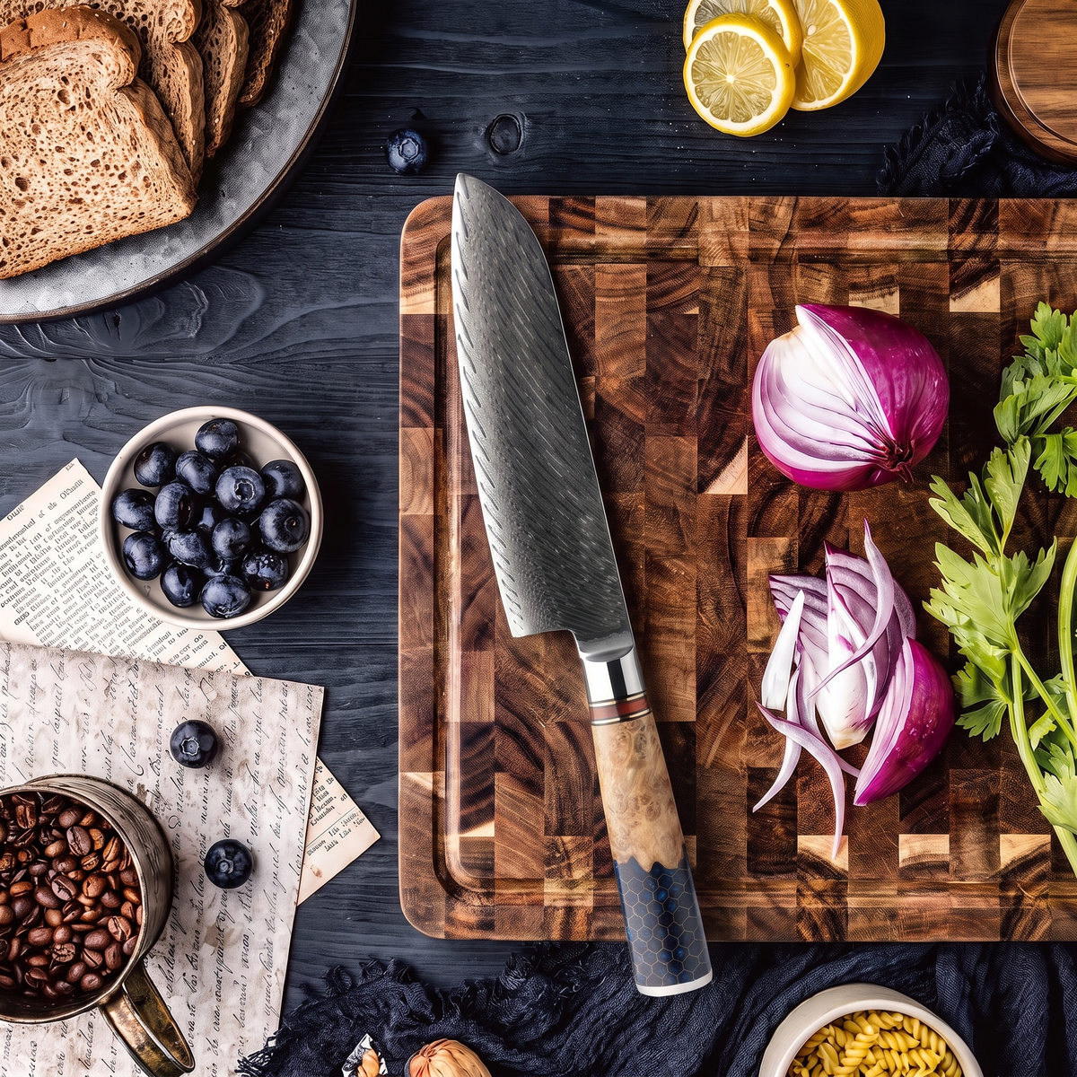 Couteau Japonais Santoku | Koi
