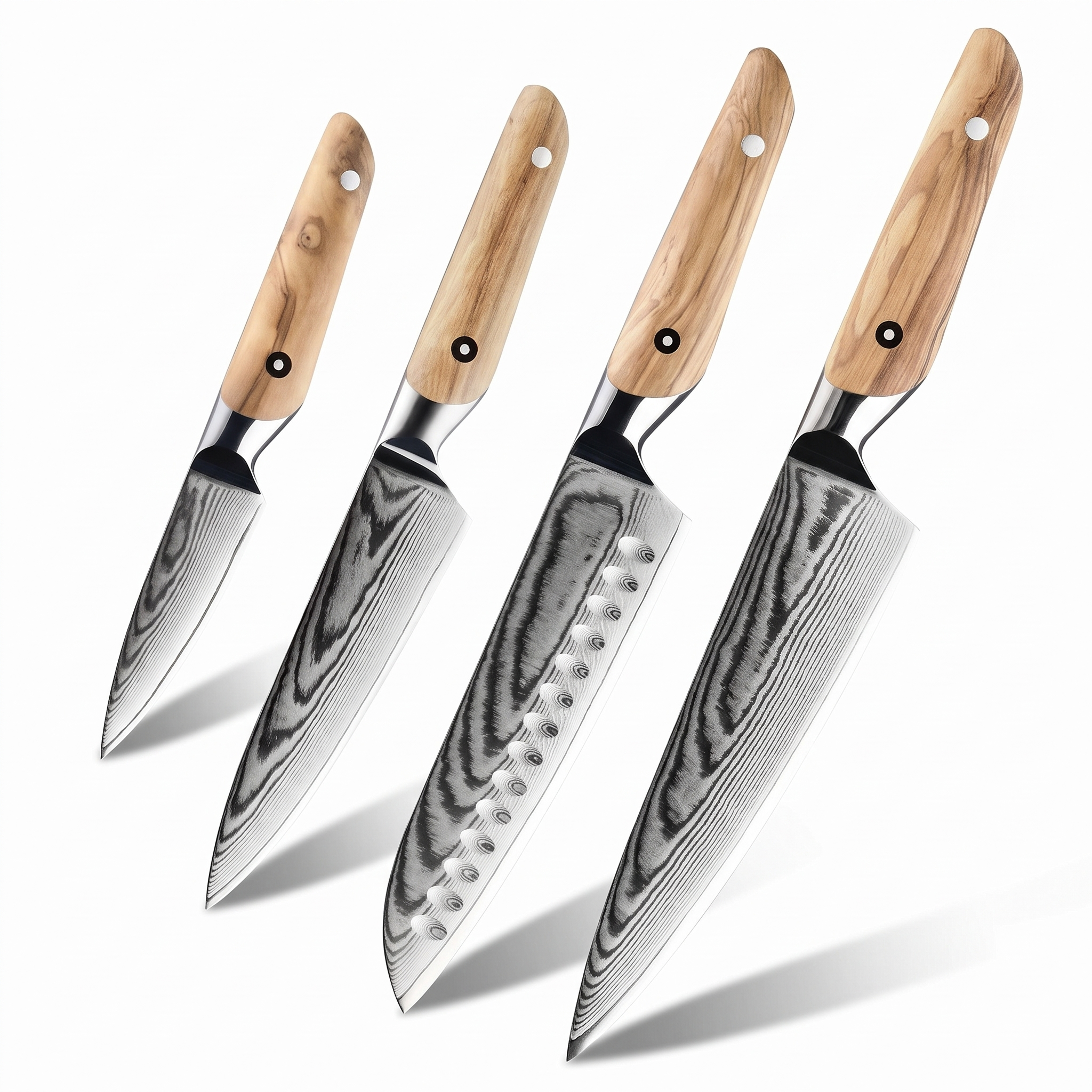 Couteau Japonais Set de 4 | Collection Sugi