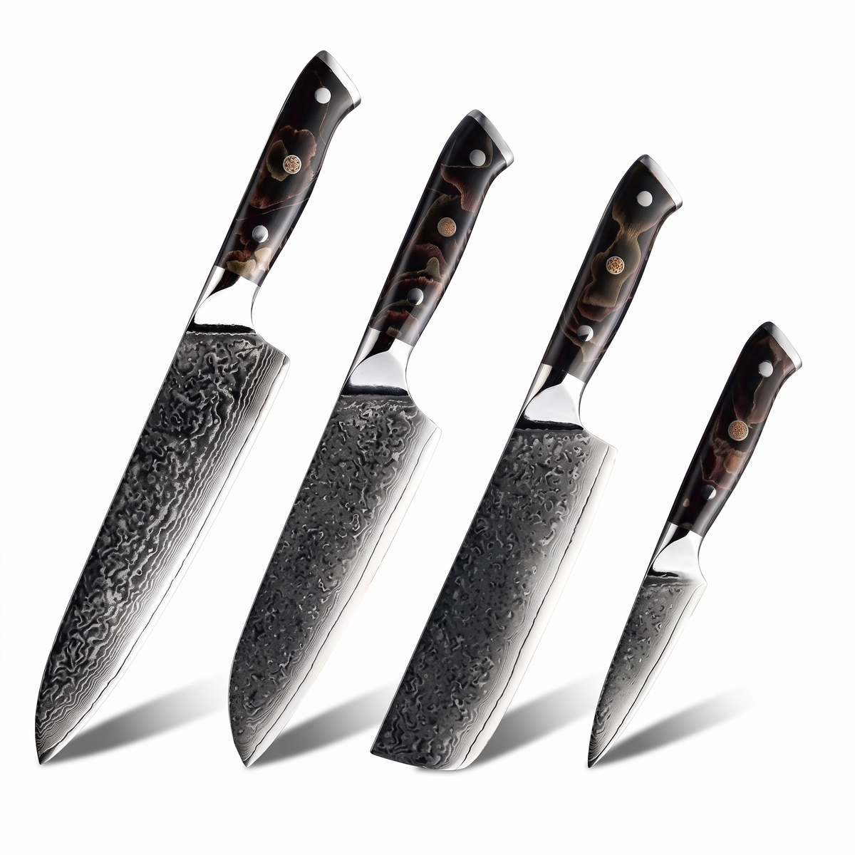 Couteau Japonais Set de 4 | Collection Edo
