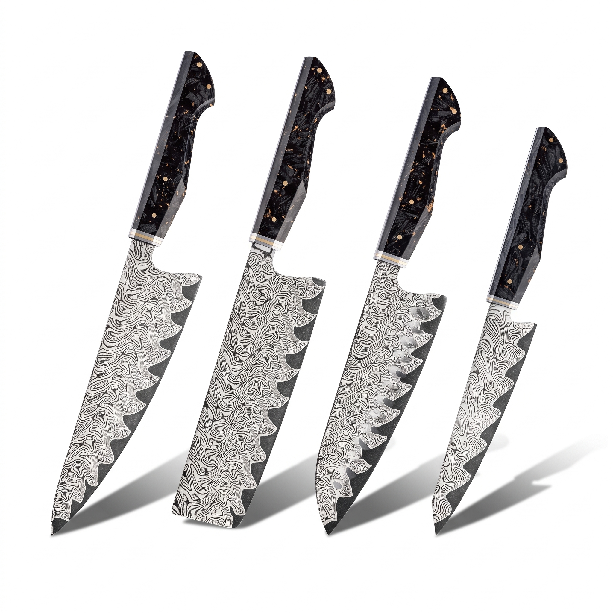 Couteau Japonais Set de 4 | Collection Arashi