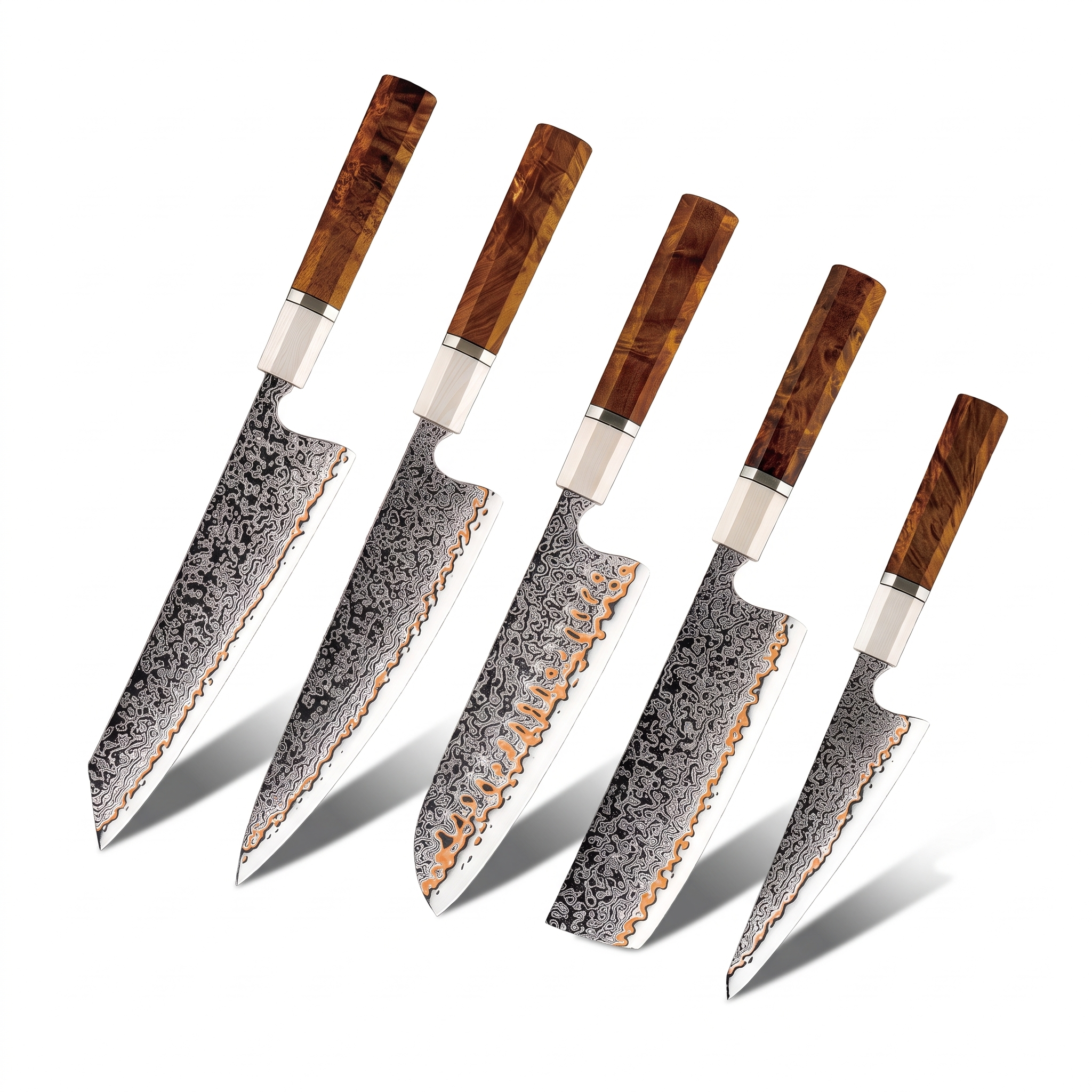 Couteau Japonais Set de 5 | Collection Okomate