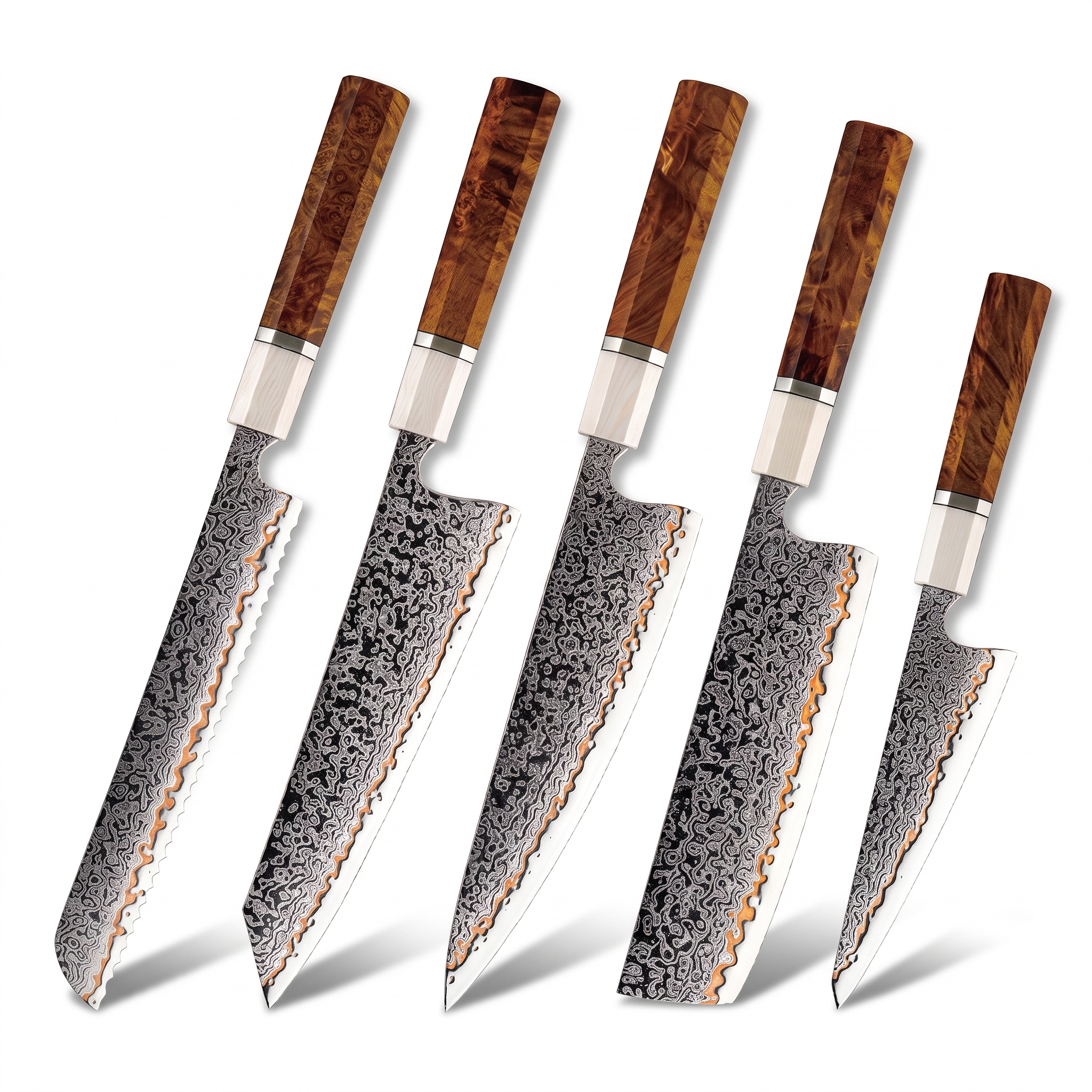 Couteau Japonais Set de 5 | Collection Okomate
